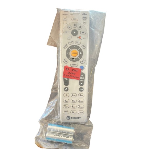 Brand New OEM Direct TV Universal Remote Control‎ RF-XMP RC66RX R,H/HR & Above - Picture 1 of 3